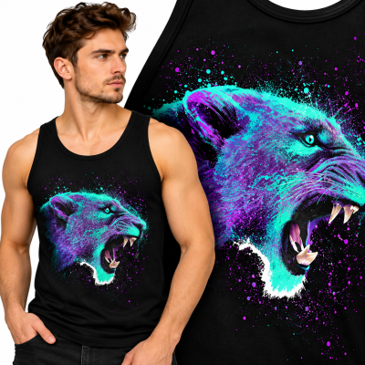 TANK TOP ZWIERZĘTA  LEW 2